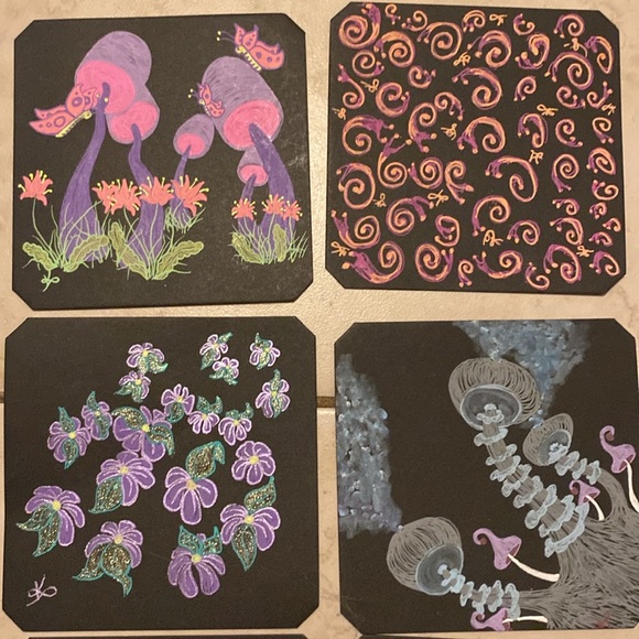 Set of 12 Handmade Illustrated Affirmation Cards 4 Intuitive Uplifting Mood - Picture 4 of 6